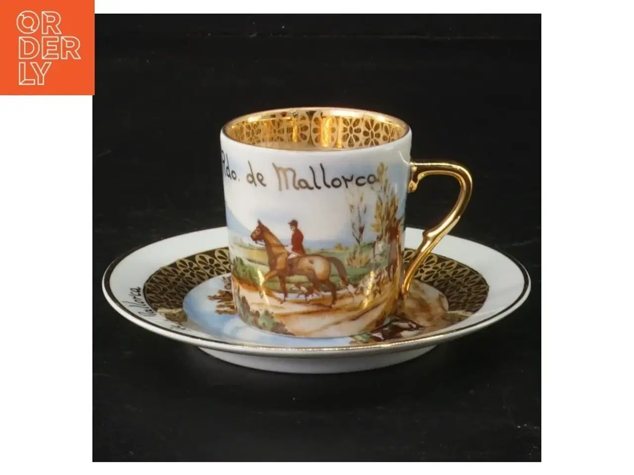 Billede 1 - Espressokop fra Mallorca (str. H 5,5 cm)