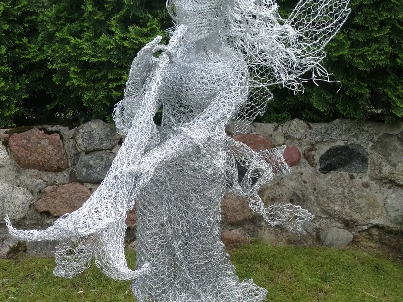 Billede 3 - Håndlavet haveskulptur, dekoration, figur