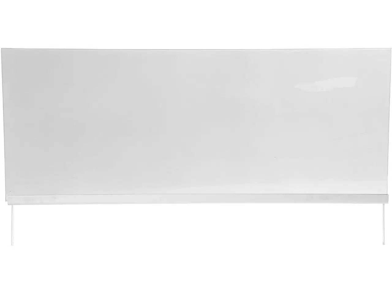 Billede 1 - Skilteholder og bom i akryl - 300 mm høj, 720 mm bred