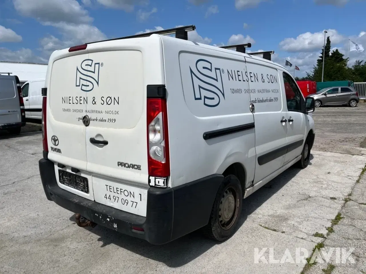 Billede 3 - Varebil Toyota Proace 1.6D 90hk L2H1 splitbagdør 4 dørs