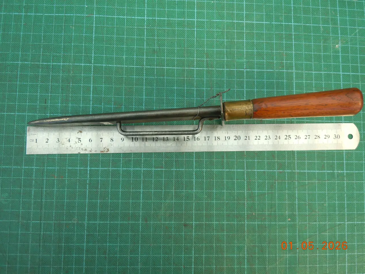 Billede 5 - Skyttegravskniv Fransk 1. V.K. Tysk 2. V.K.