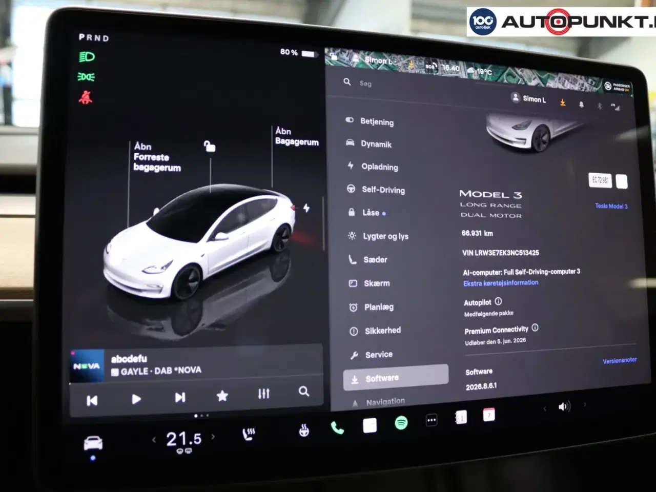 Billede 8 - Tesla Model 3  Long Range AWD