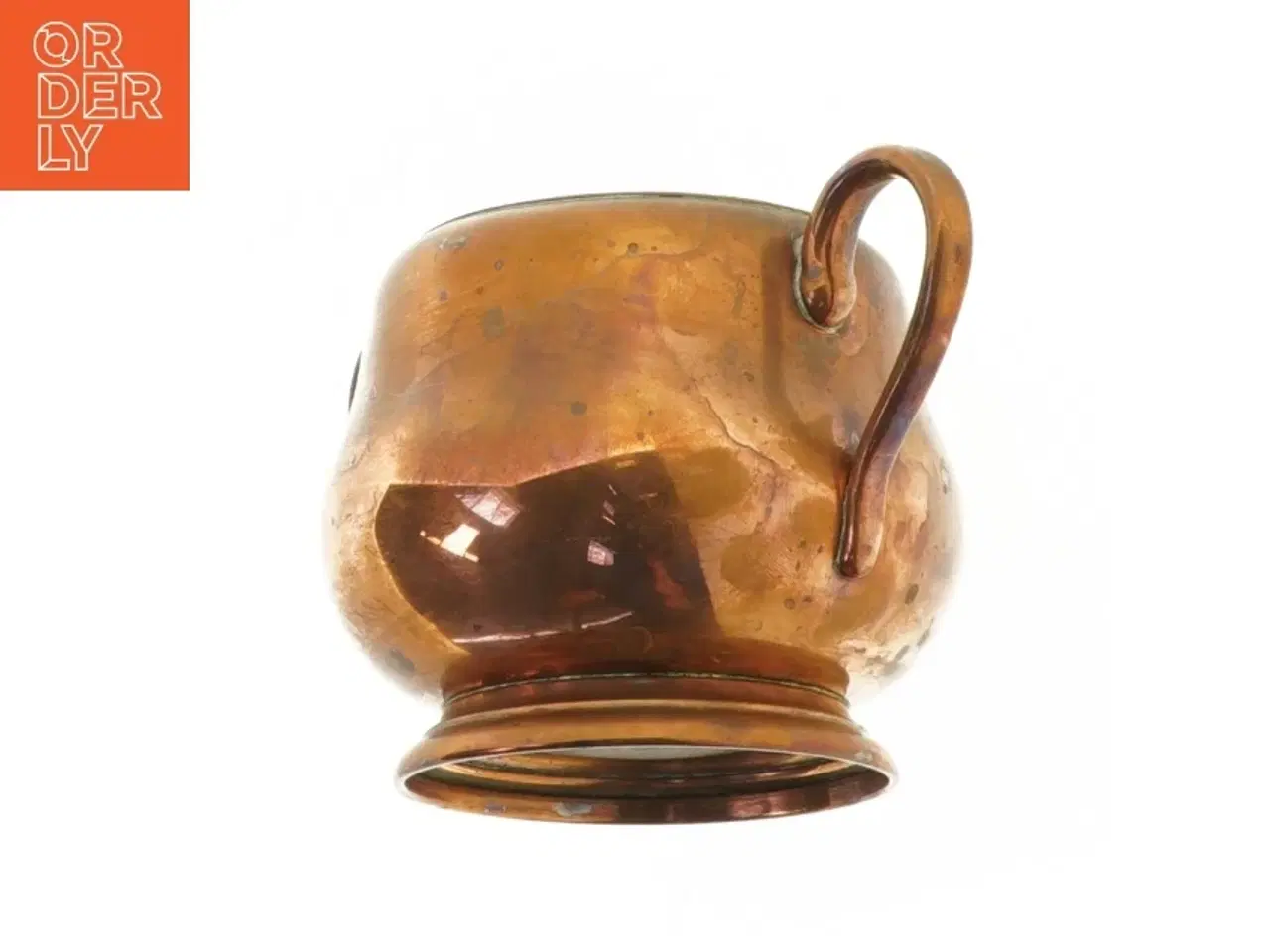 Billede 4 - Gammel kobber krukke med låg (str. 13 x 15 x 10 cm)