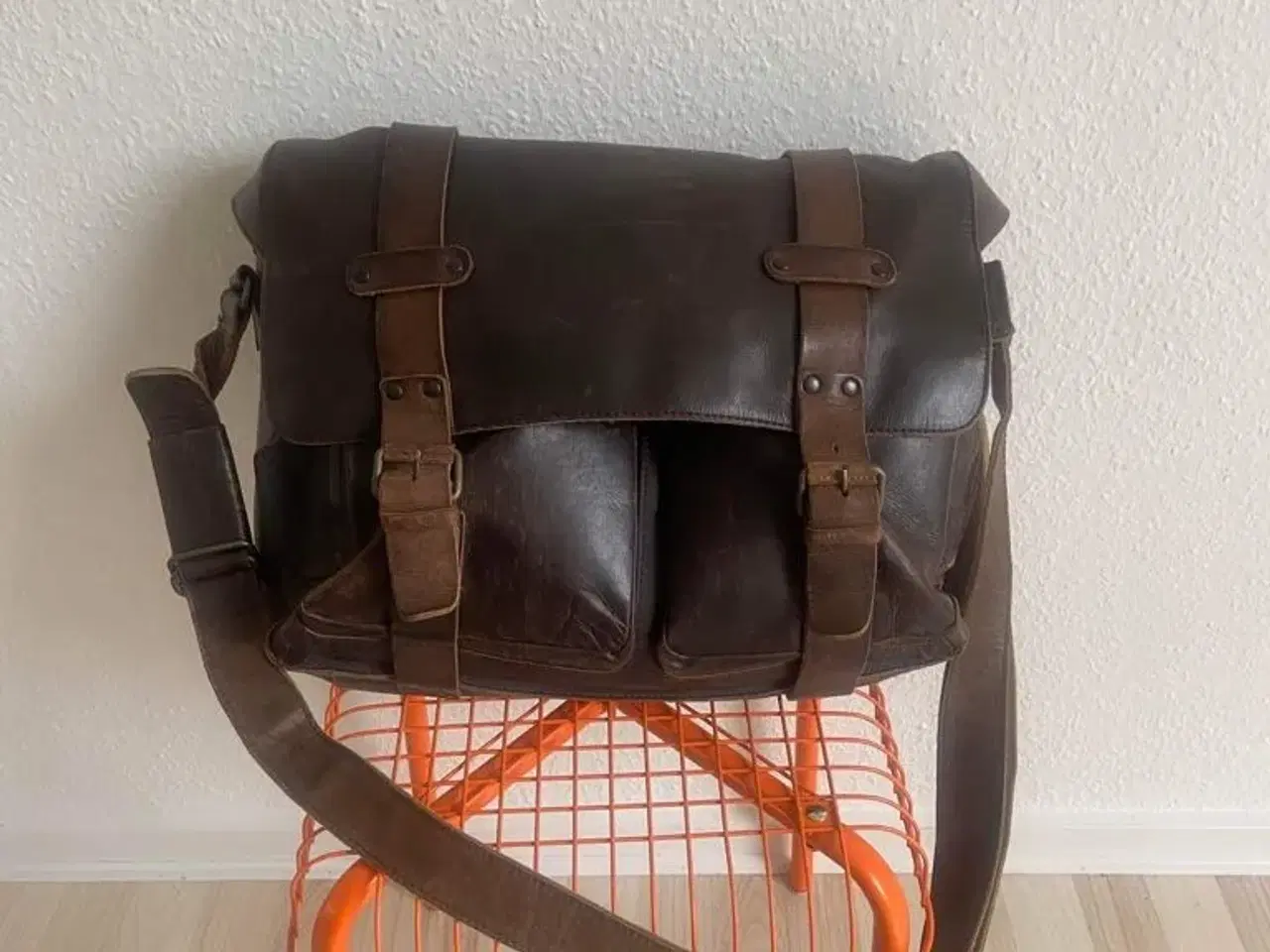 Billede 1 - Lædertaske