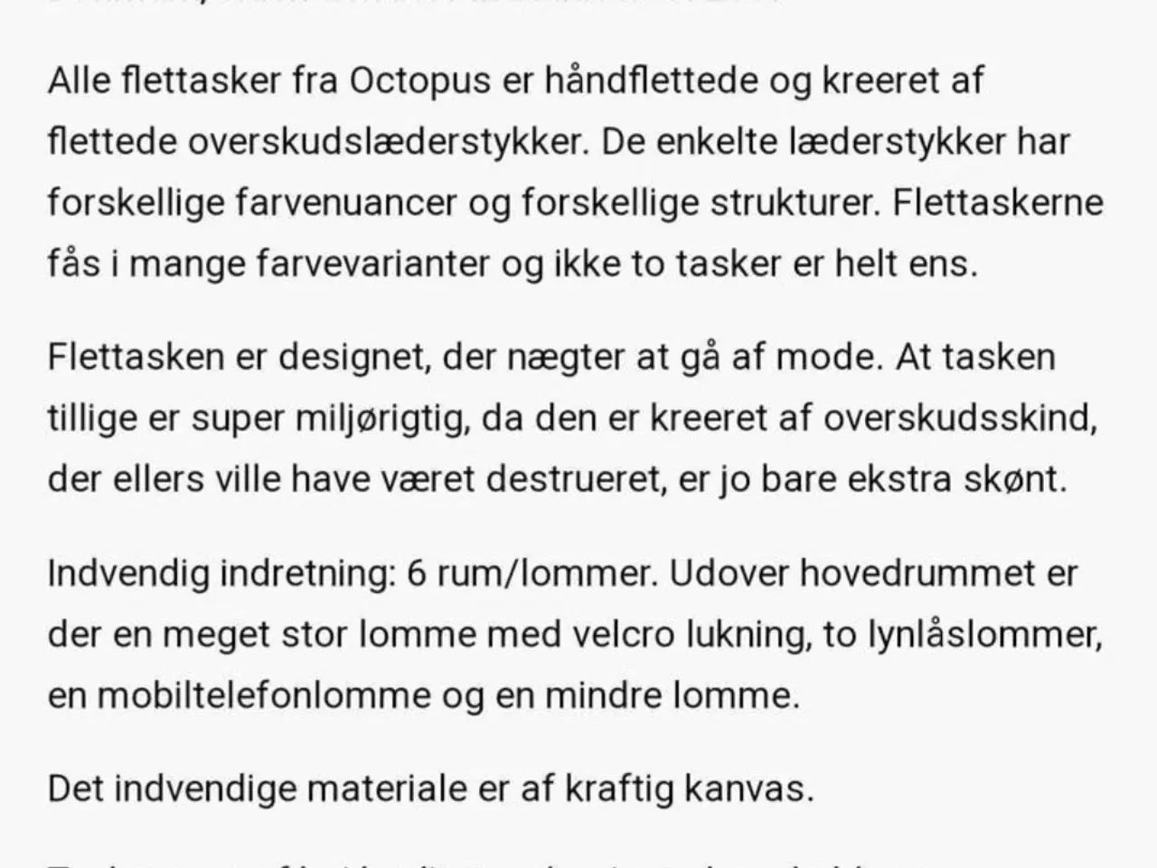 Billede 4 - Octopus skind taske