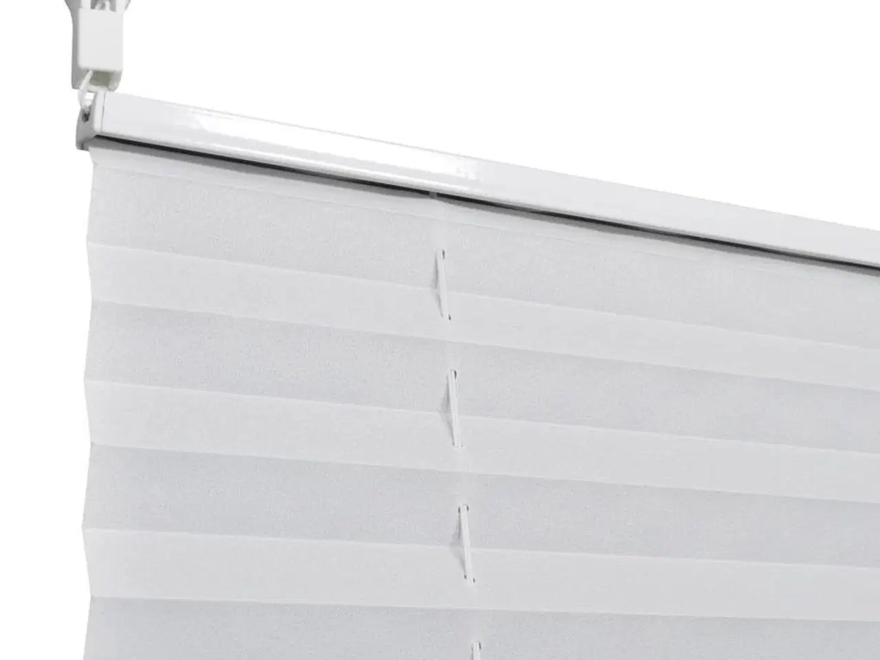 Billede 6 - Plisségardiner 110 x 125 cm hvid