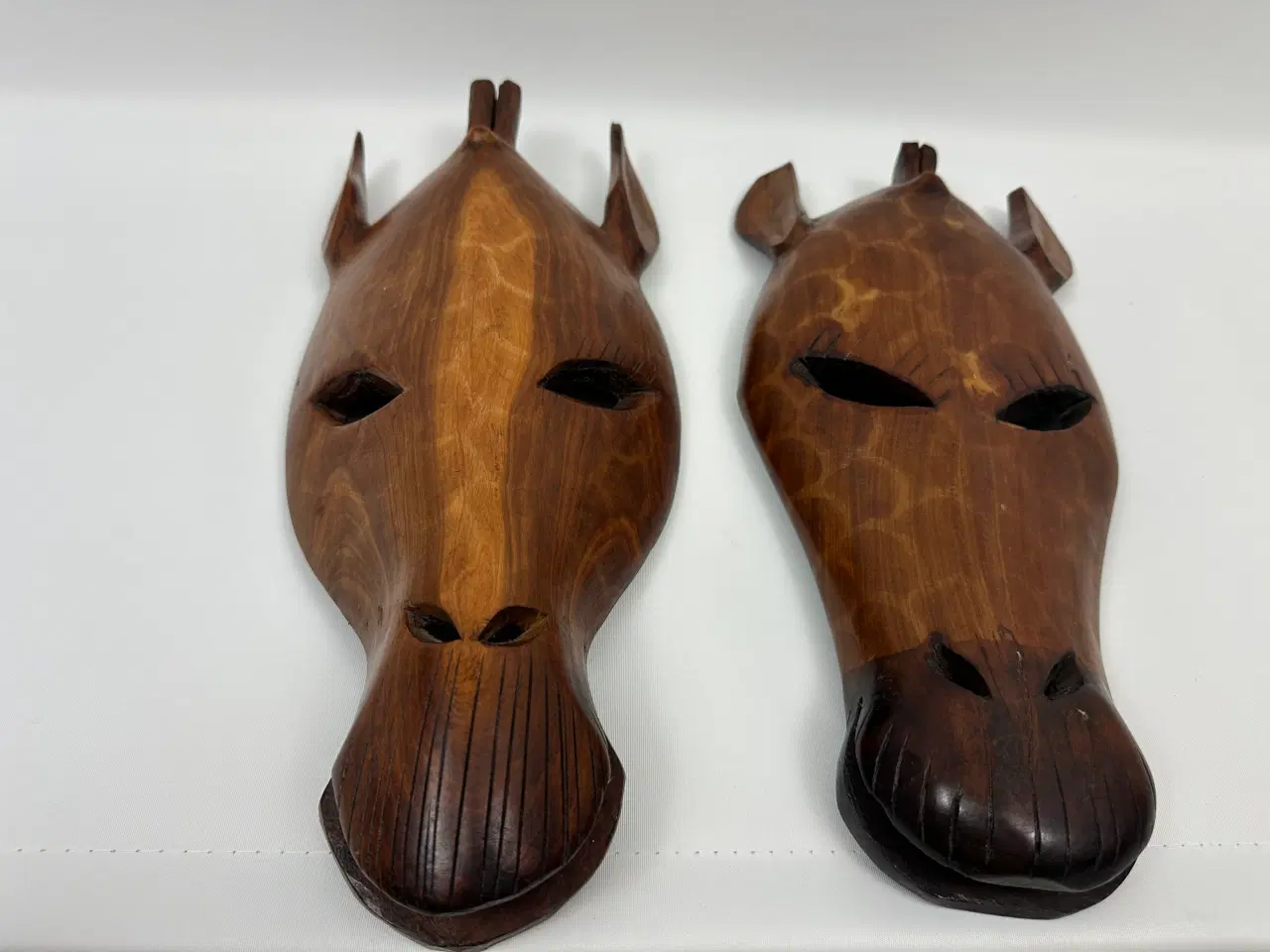 Billede 8 - 2 stk. store afrikanske 'giraf' masker