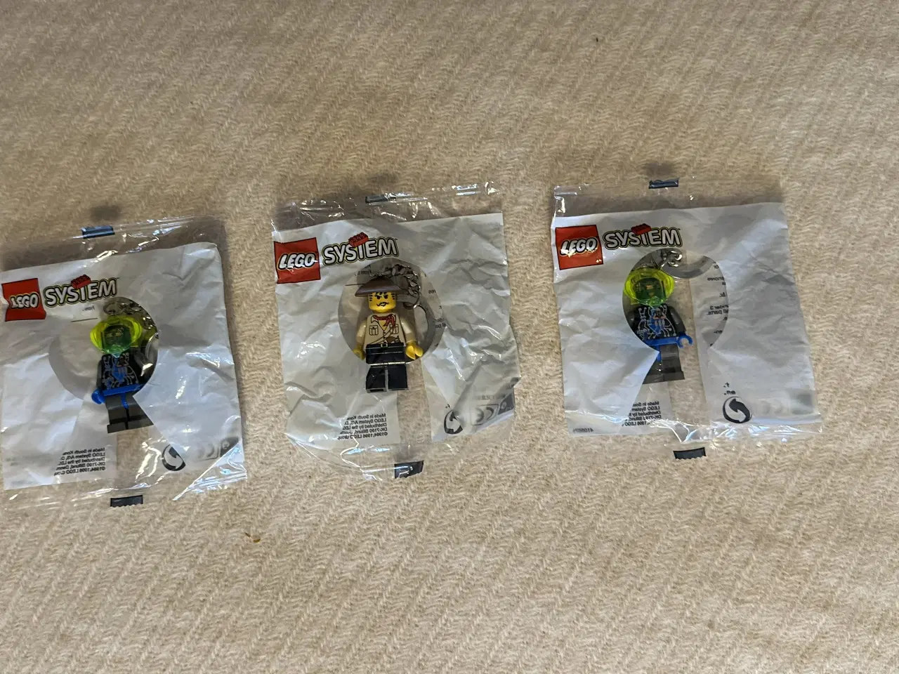 Billede 3 - Unikke LEGO nøglering og figurer ca. +40 fra 90'er