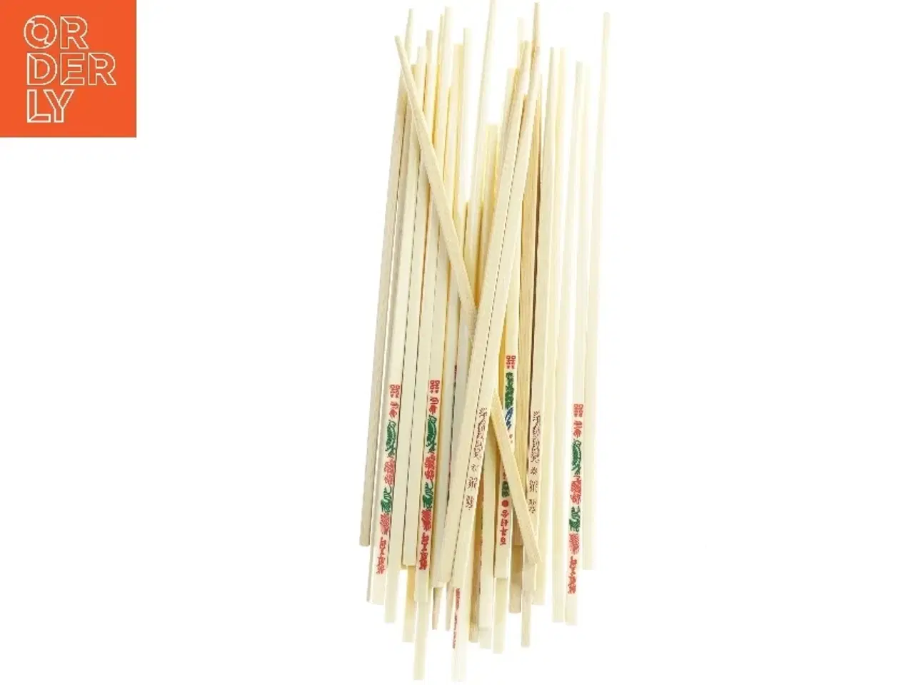 Billede 1 - Spisepinde med dekoration (str. 27,5x0,5 cm)