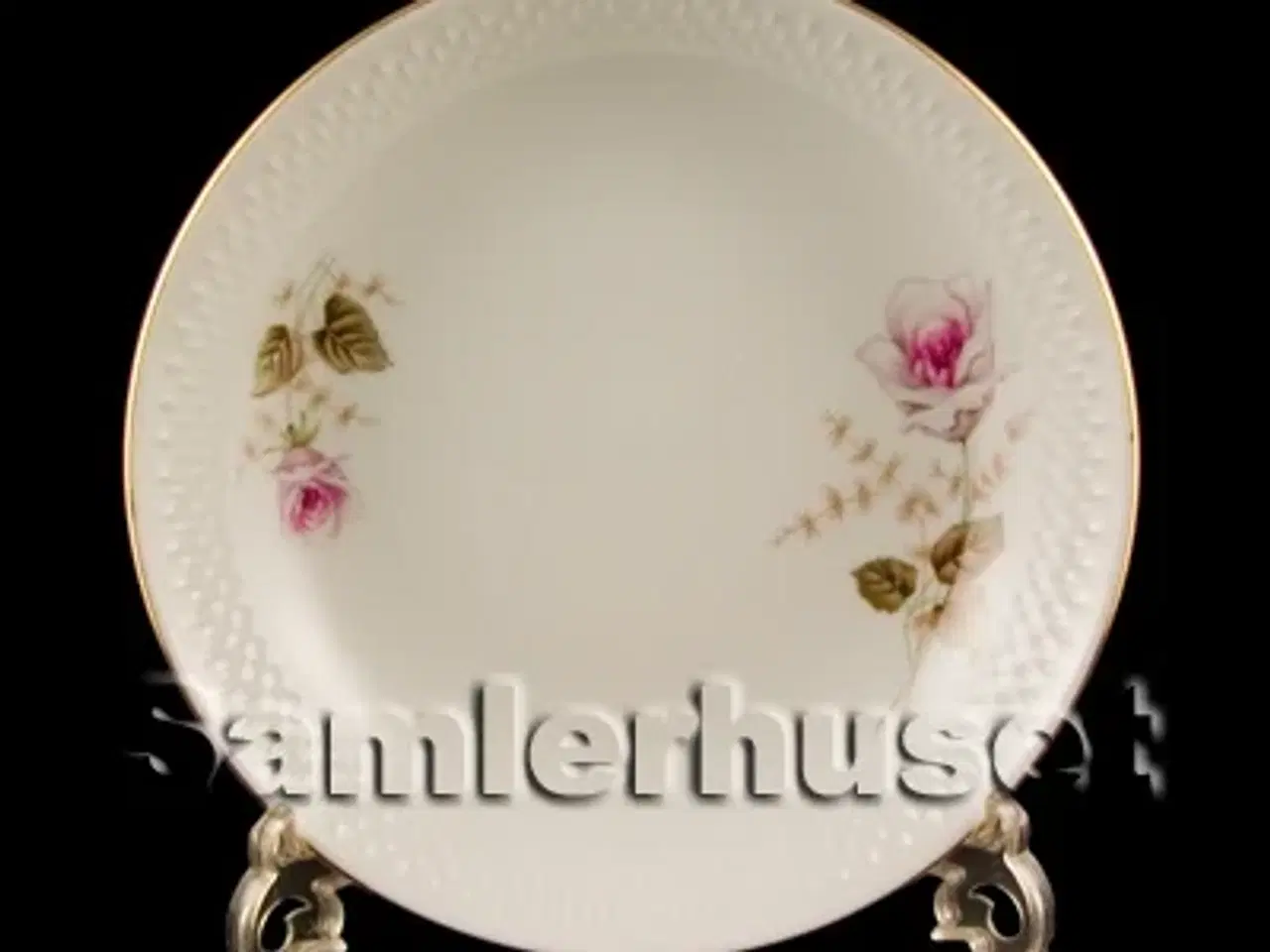 Billede 1 - Edelstein Rose Tallerken Dyb 21½ cm.