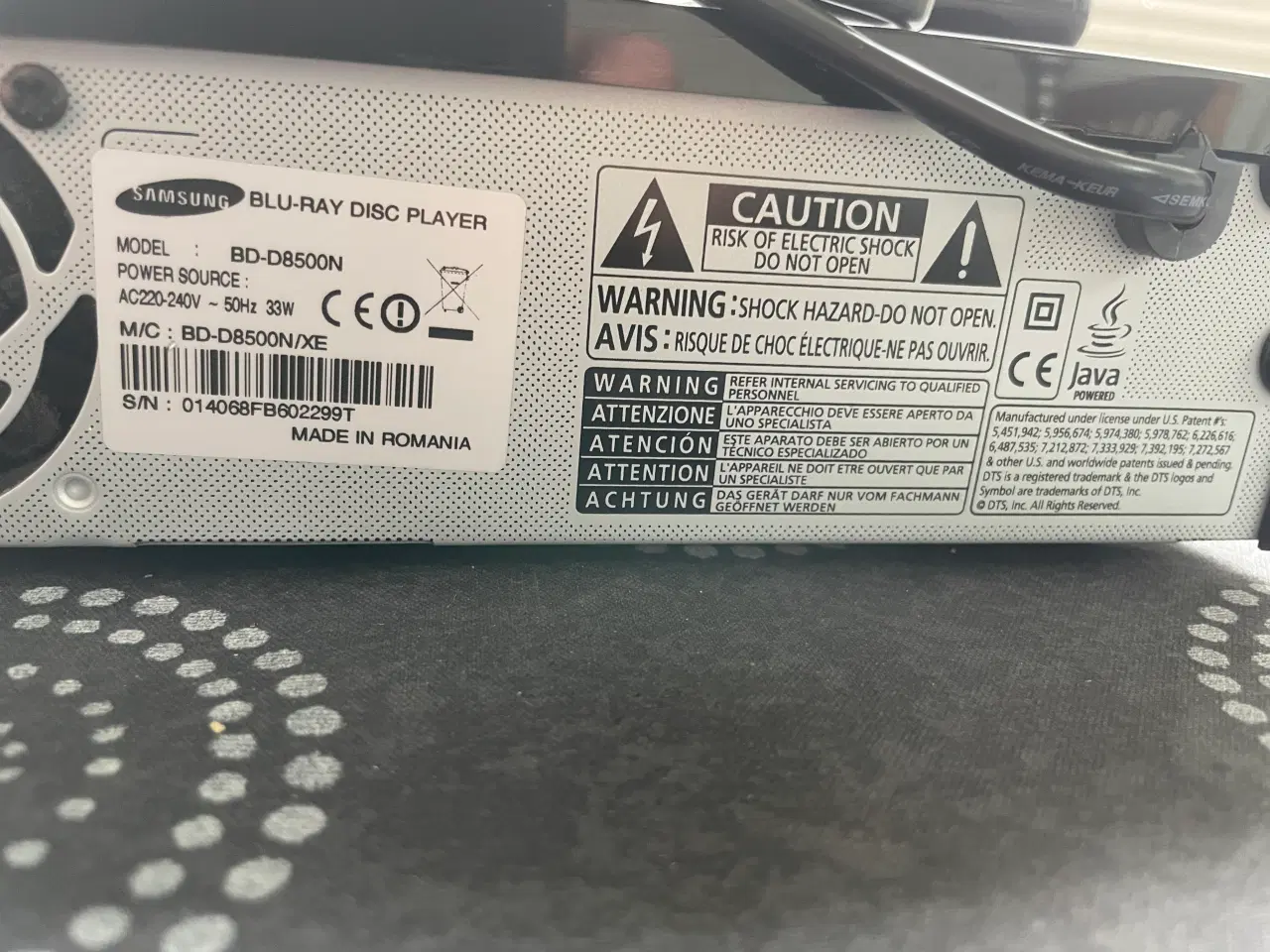 Billede 4 - Samsung Harddiskoptager med Blu-ray 