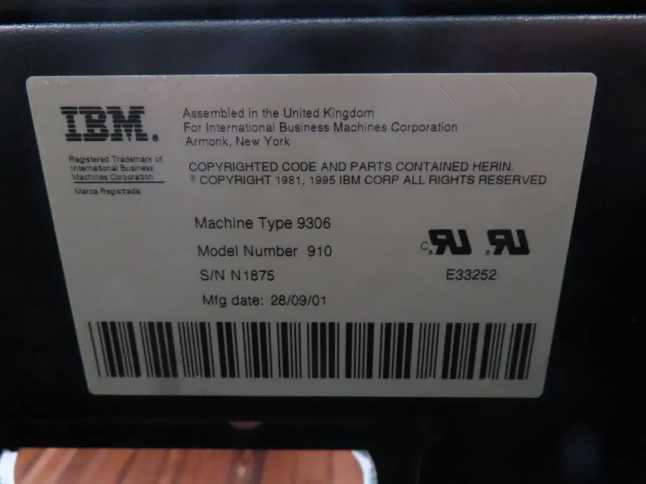 Billede 4 - Serverskab IBM