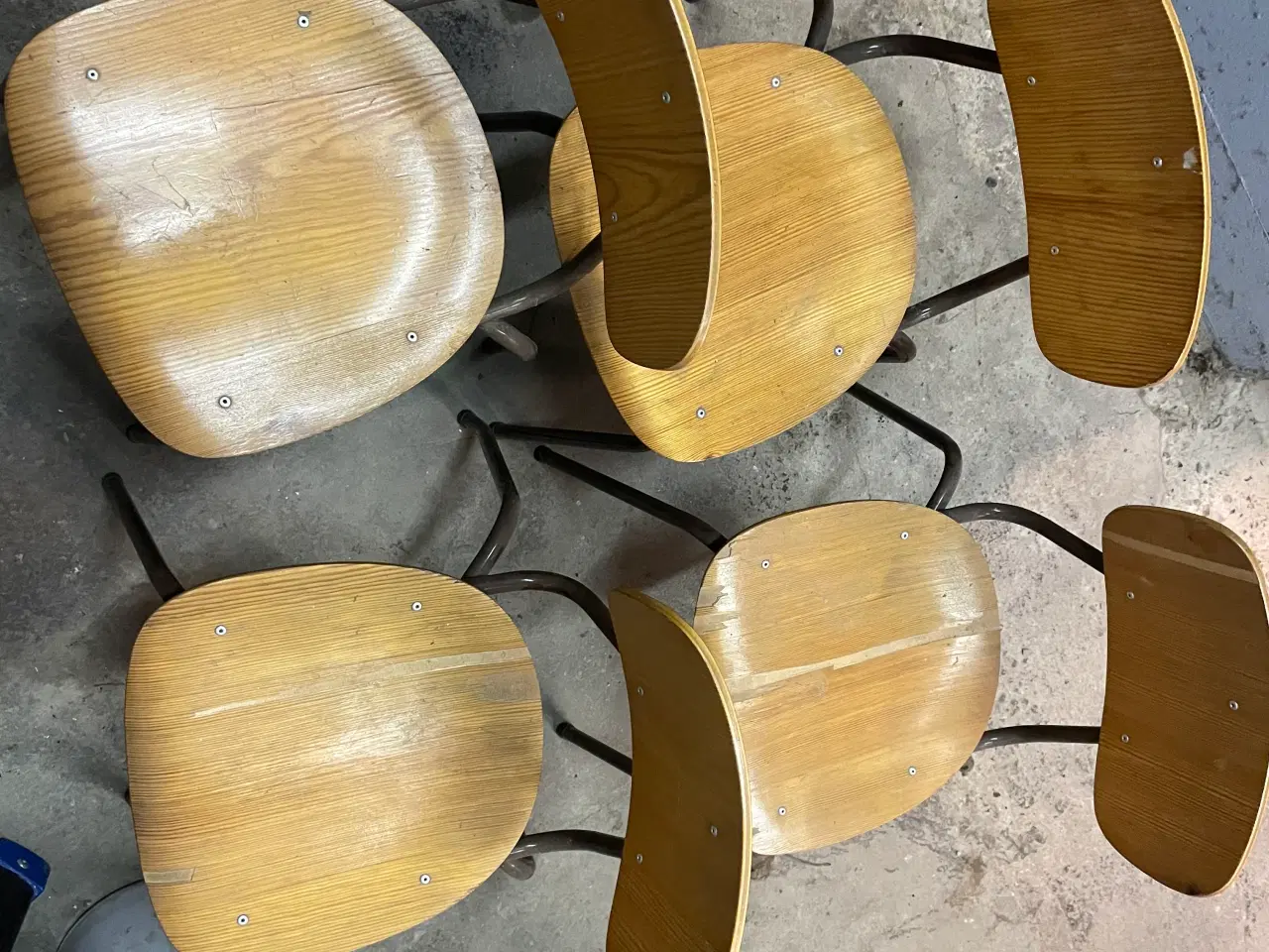 Billede 1 - 4 stk. ældre stole