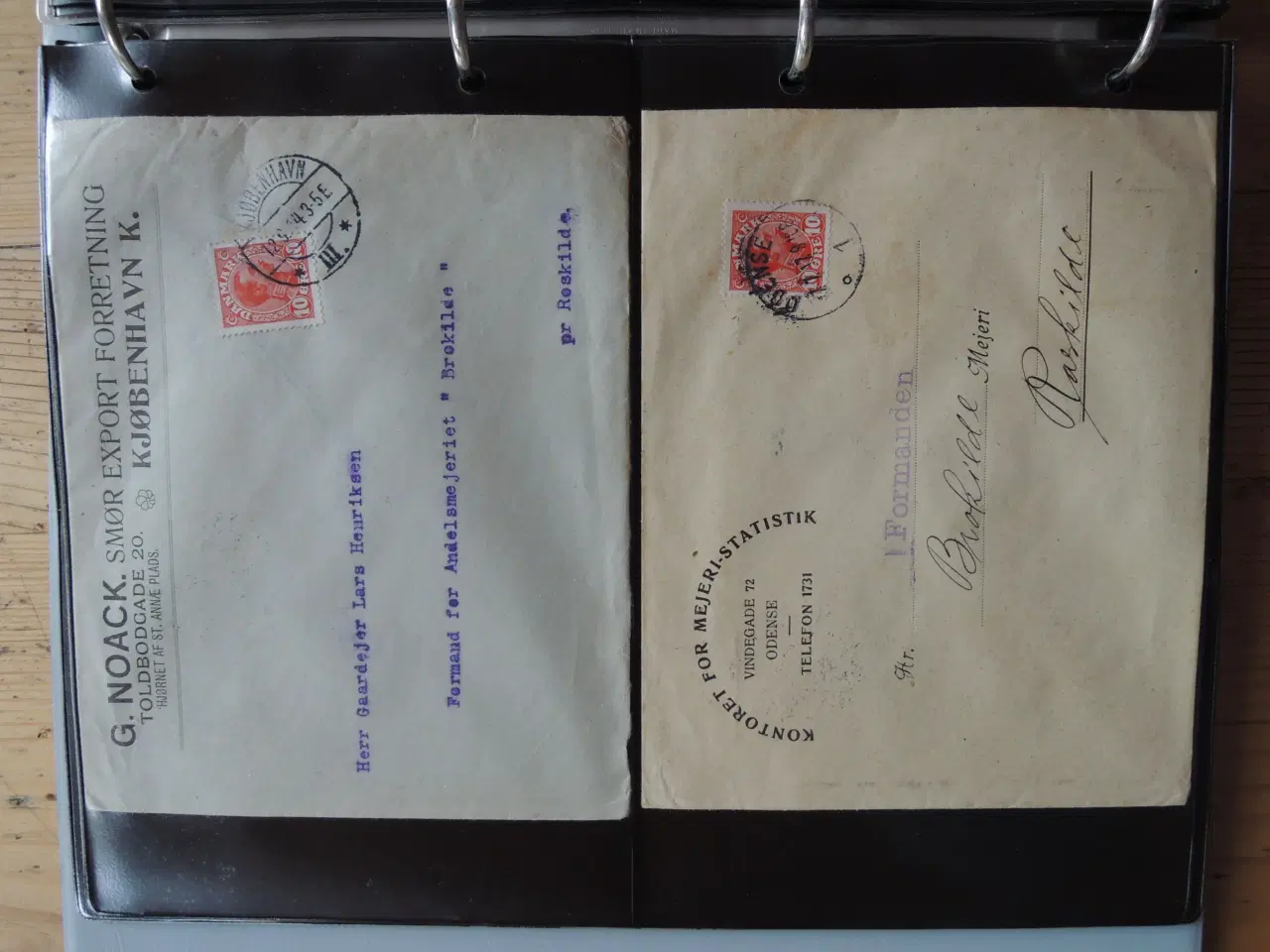 Billede 2 - 8 gamle kuverter og et postkort