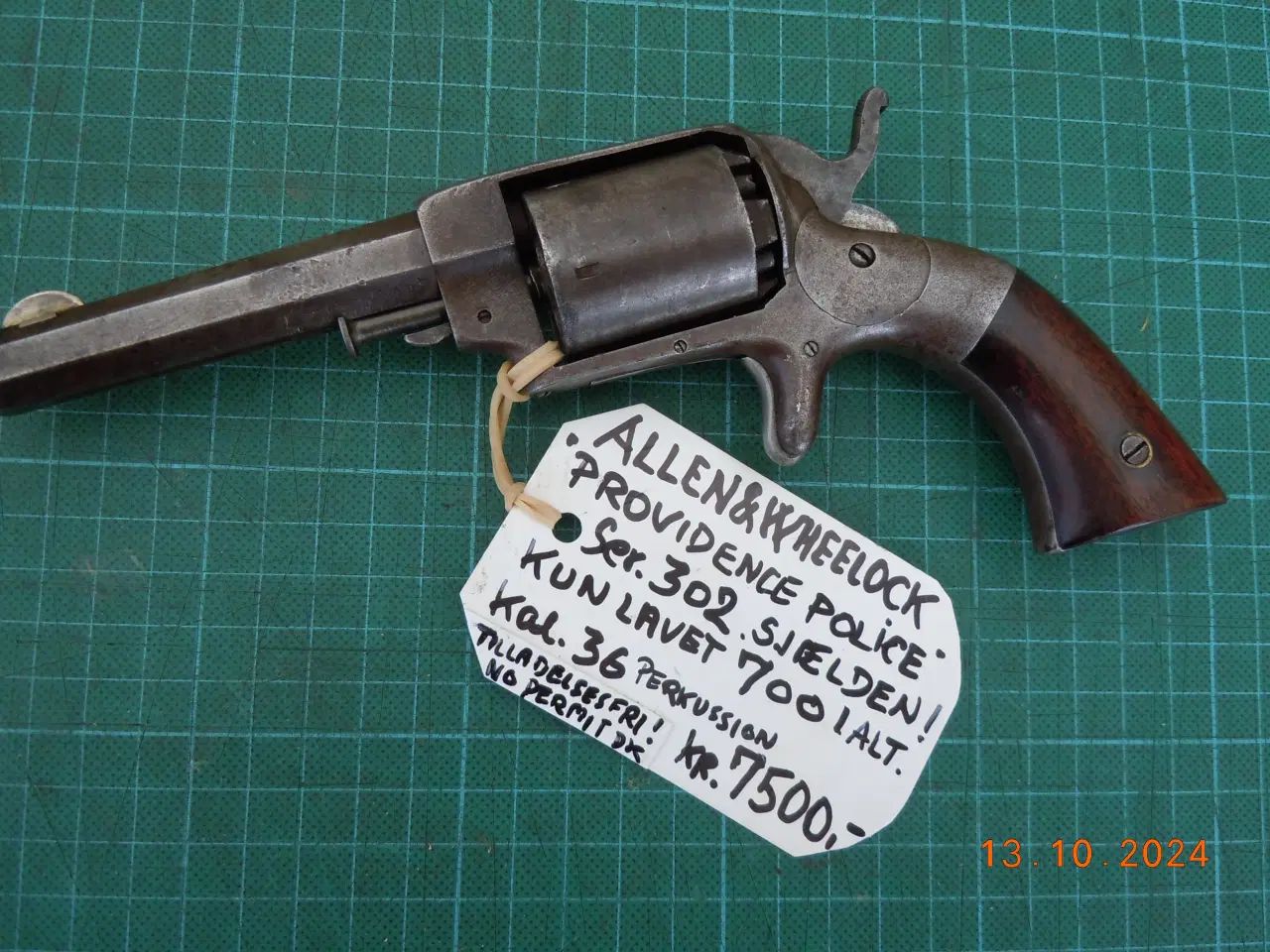 Billede 9 - Revolver, Allen & Wheelock, forladerevolver 1857