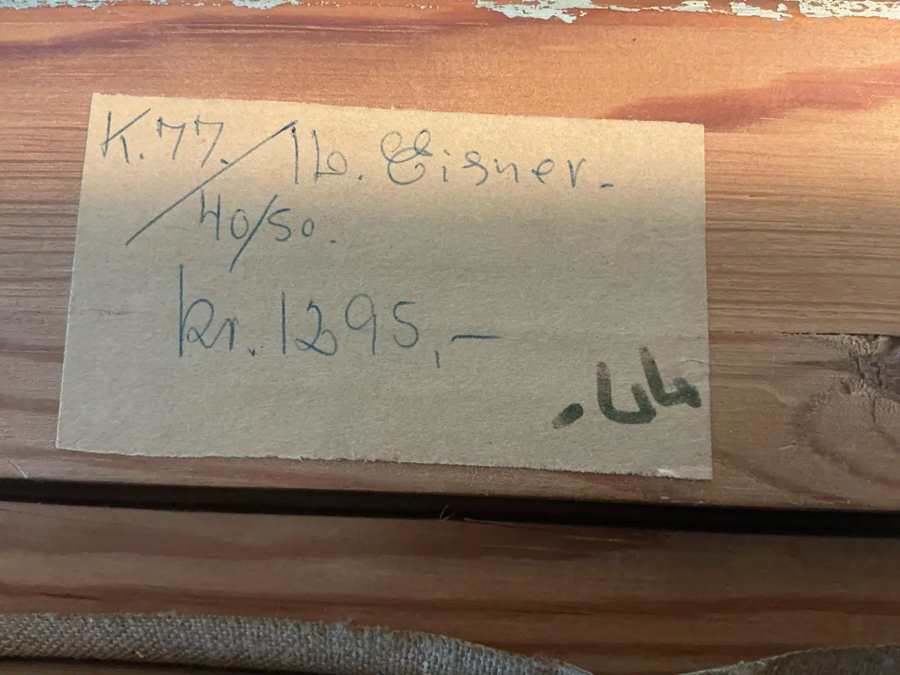 Billede 5 - Ib Eisner maleri-originalt olie på lærred 40 x 50