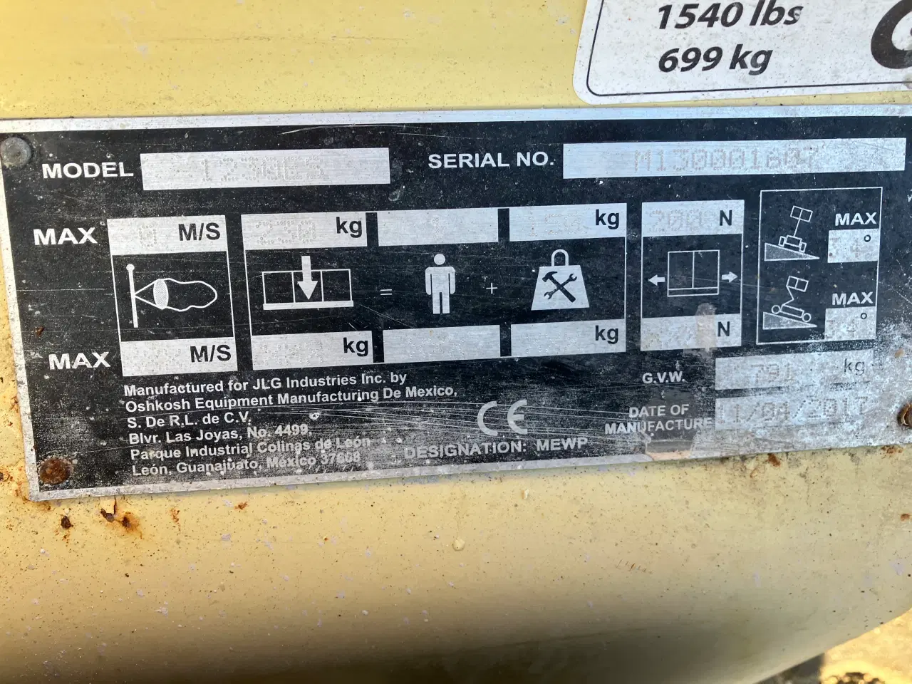 Billede 2 - JLG 1230 ES