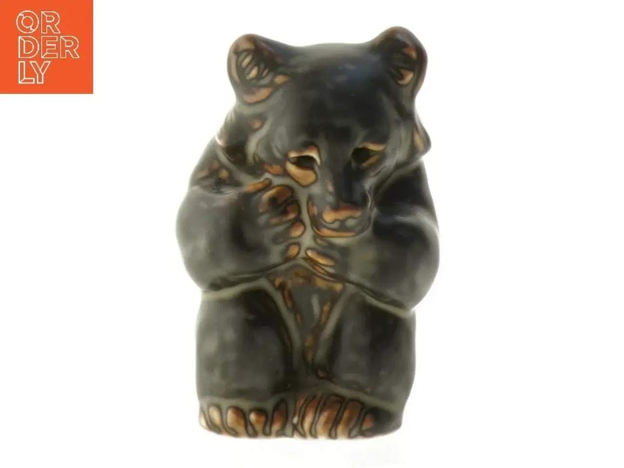 Billede 1 - Keramisk bjørne figur fra Royal Copenhagen (str. 9 cm)