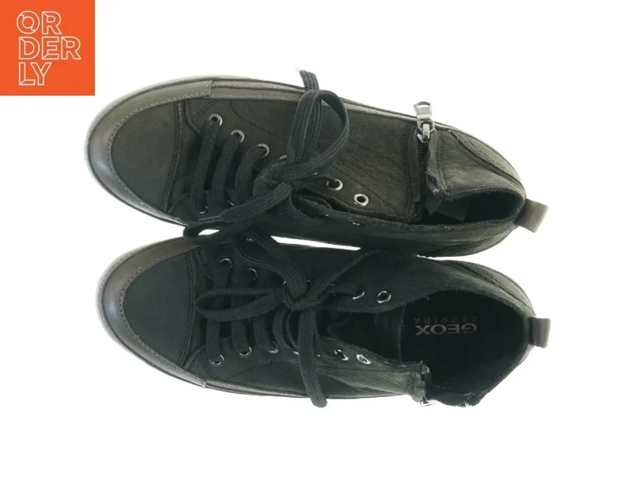 Billede 5 - Sorte høje sneakers fra Geox (str. 36)