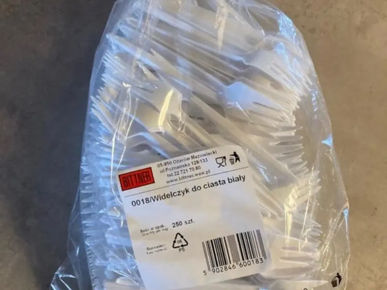 Billede 2 - 250 stk kagegafler i plast