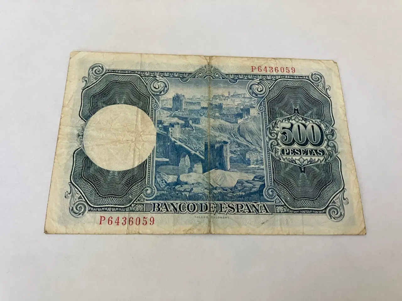 Billede 2 - 500 Pesetas 1954 Spain