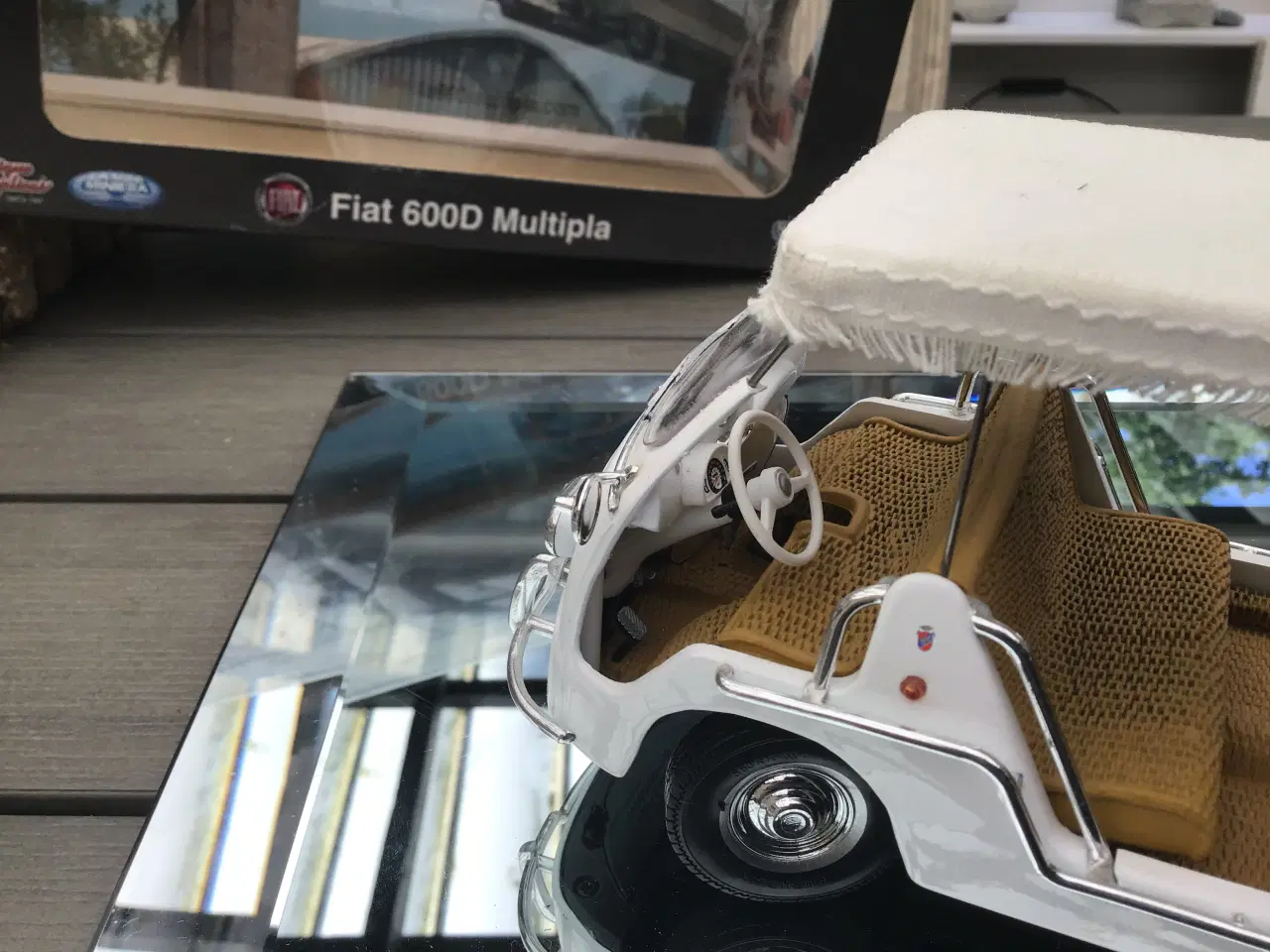 Billede 4 - Modelbil 1:18. LA MINIERA FIAT 600 D MULTIPLA