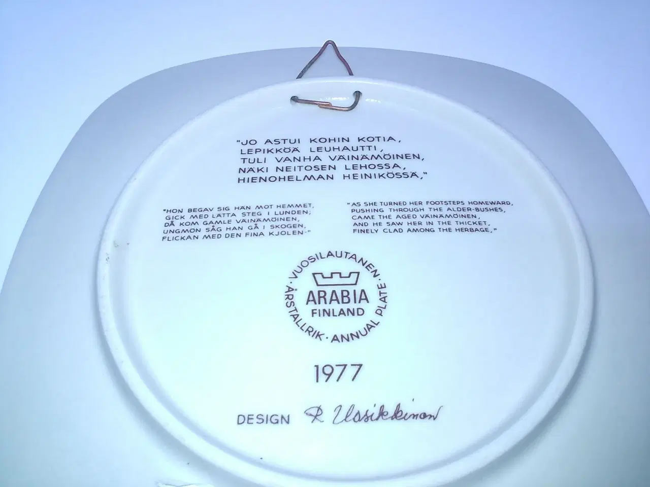 Billede 11 - 6 stk. Platter, Arabia Finland
