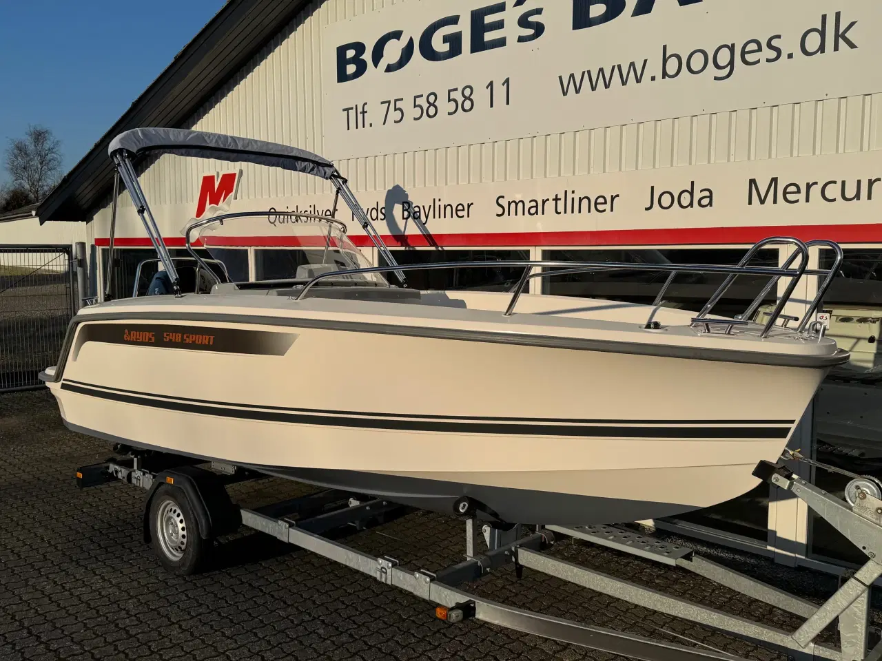 Billede 23 - 548 Sport med F100 Mercury-EFI 4 takt 2,1L og 1000 kg Brenderup bådtrailer