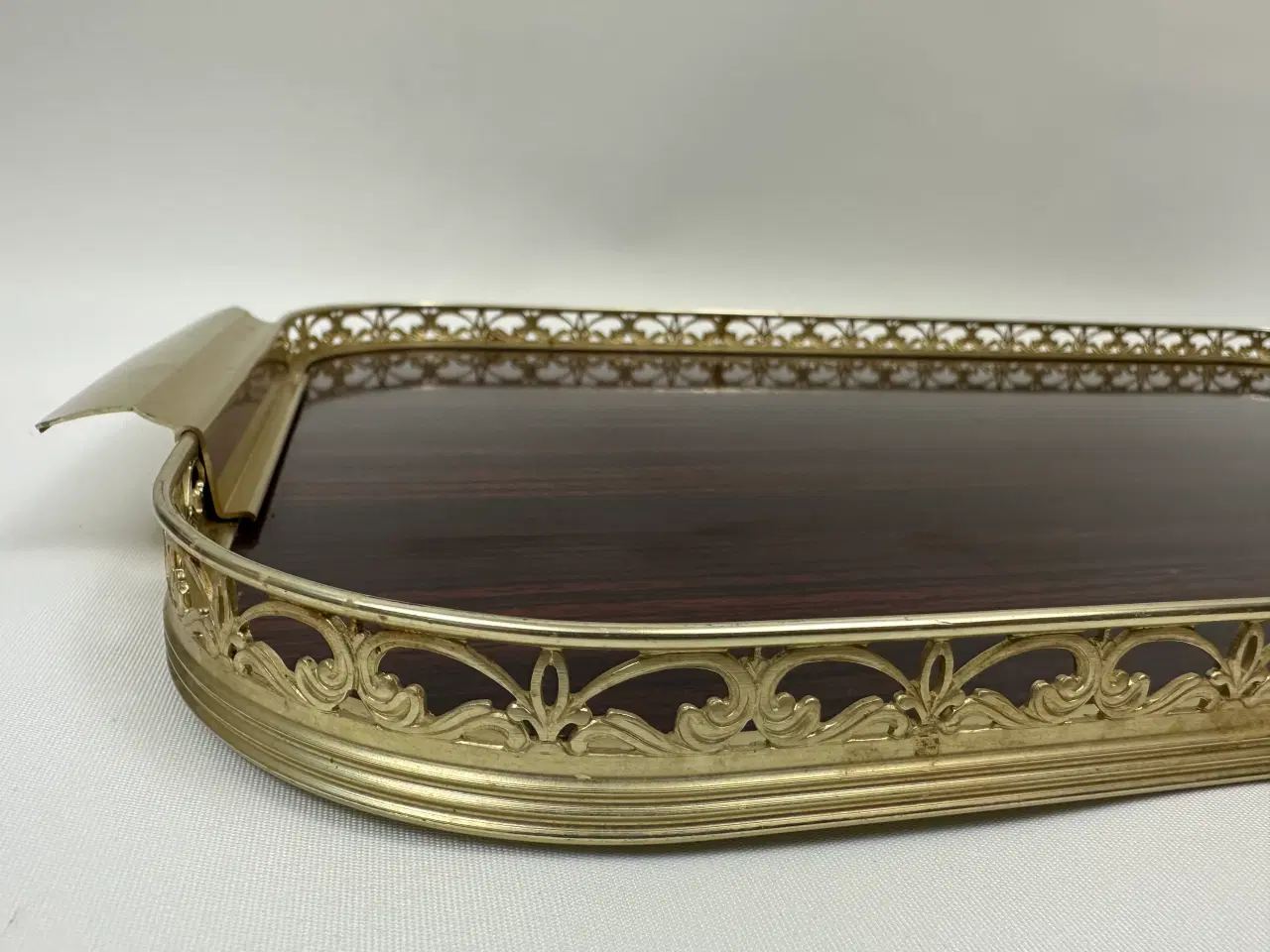 Billede 3 - Vintage serveringsbakke / bakke