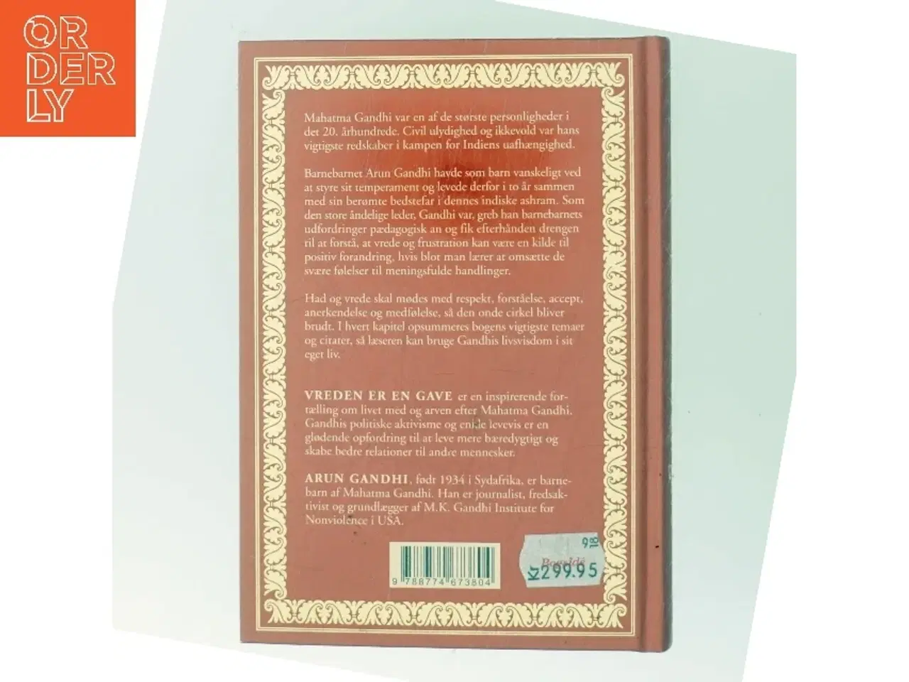 Billede 3 - Vreden er en gave af Arun Gandhi (f. 1934) (Bog)