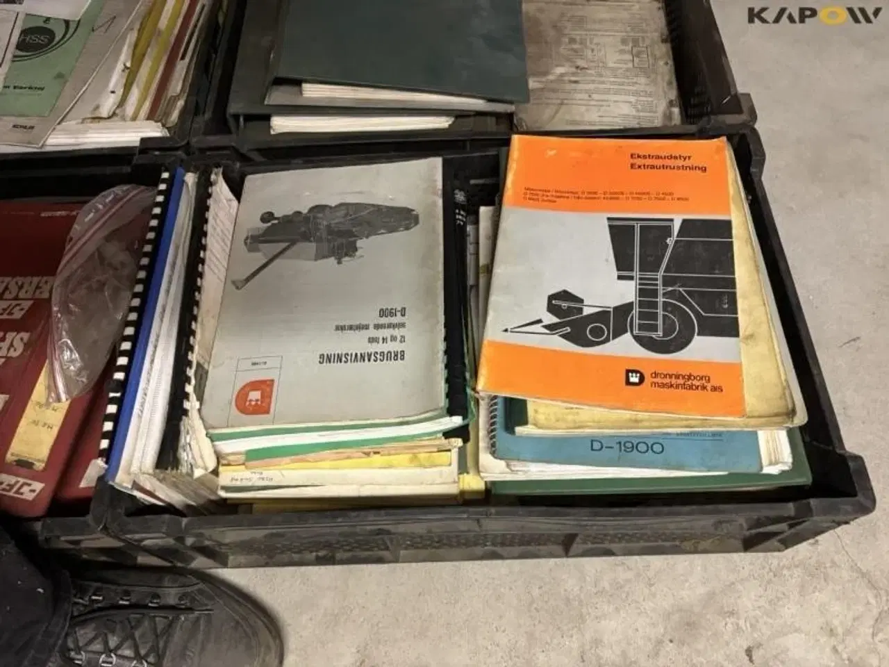 Billede 10 - - - - Instruktion/Reservedels bøger.