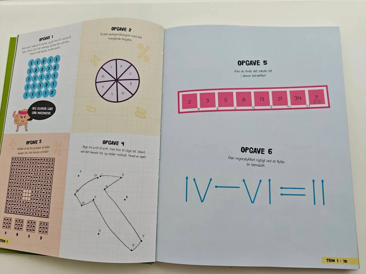 Billede 7 - 2 stk opgavebøger for børn (Mensa)