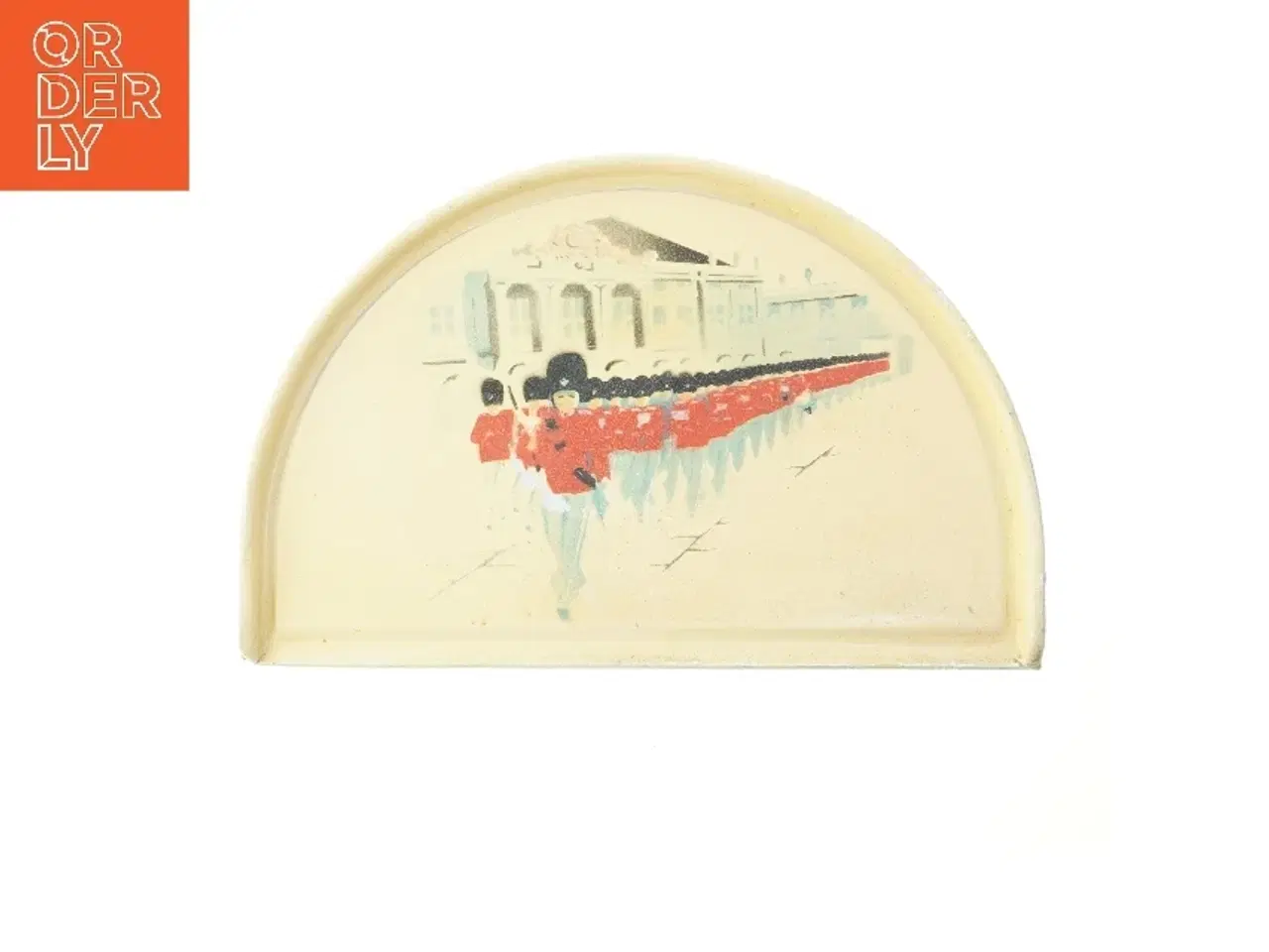 Billede 1 - Vintage spisebakke til børn med motiv af livgarden (str. 44x29 cm)