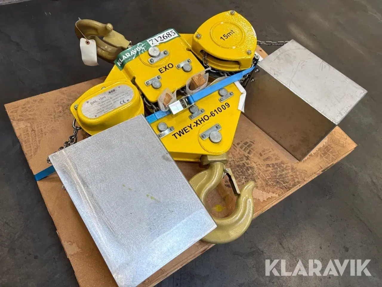 Billede 1 - Dobbelt løftetalje Exo 15 tons