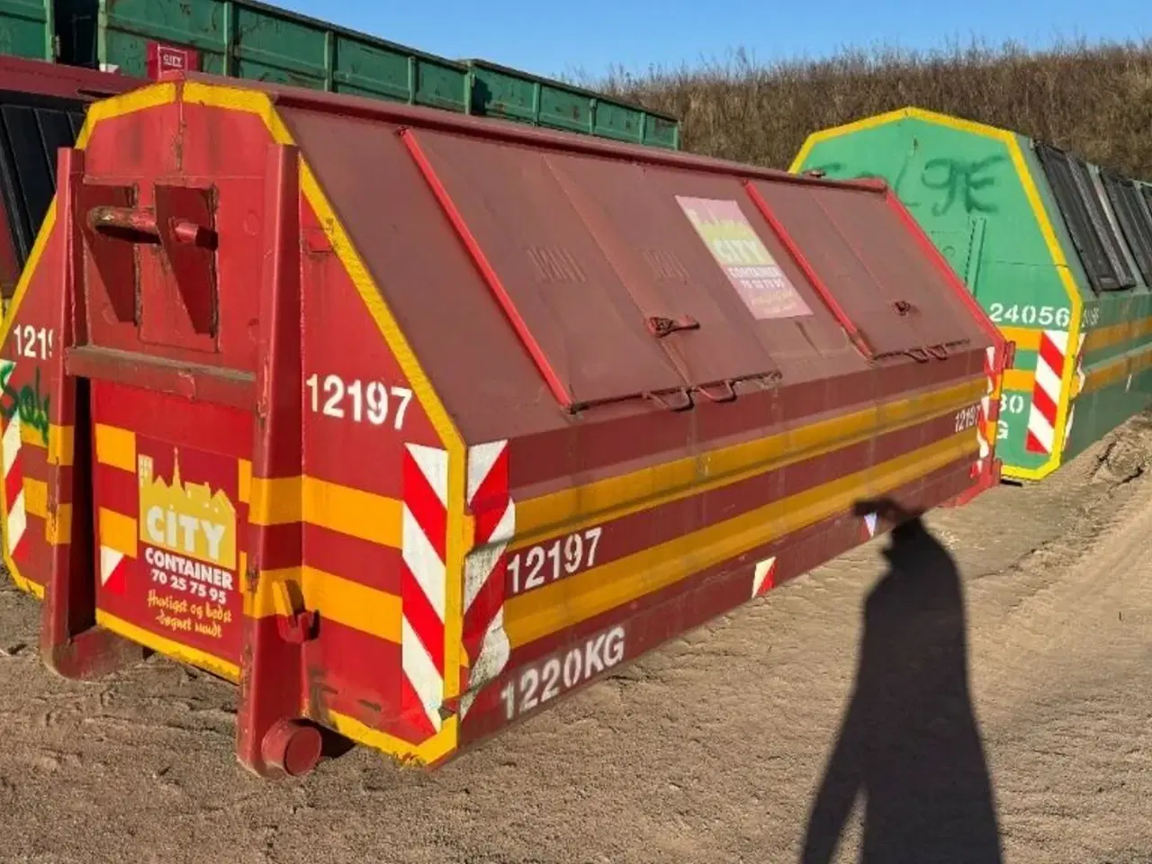 Billede 1 - 1 x 12m3 lukket container og 2 x 24m3 lukket containere