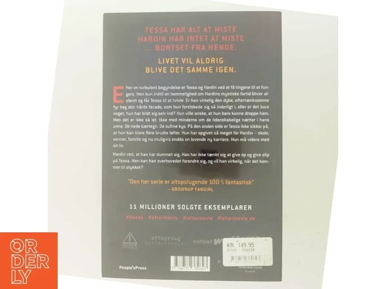 Billede 3 - After. Del 2, Tvivlen : roman af Anna Todd (Bog)