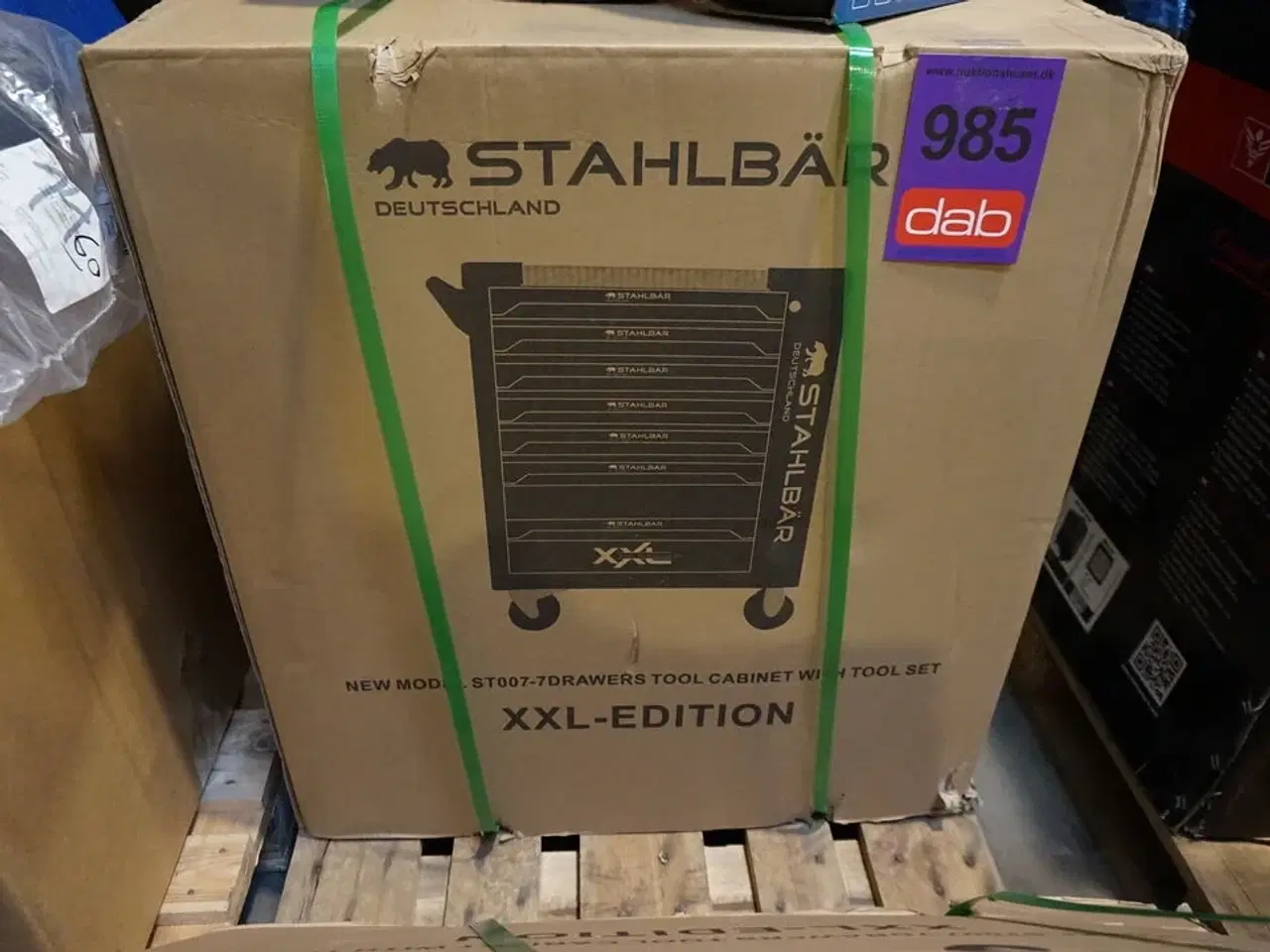 Billede 13 - Værktøjsvogn, Stahlbär, 7 skuffer inkl. Værktøj