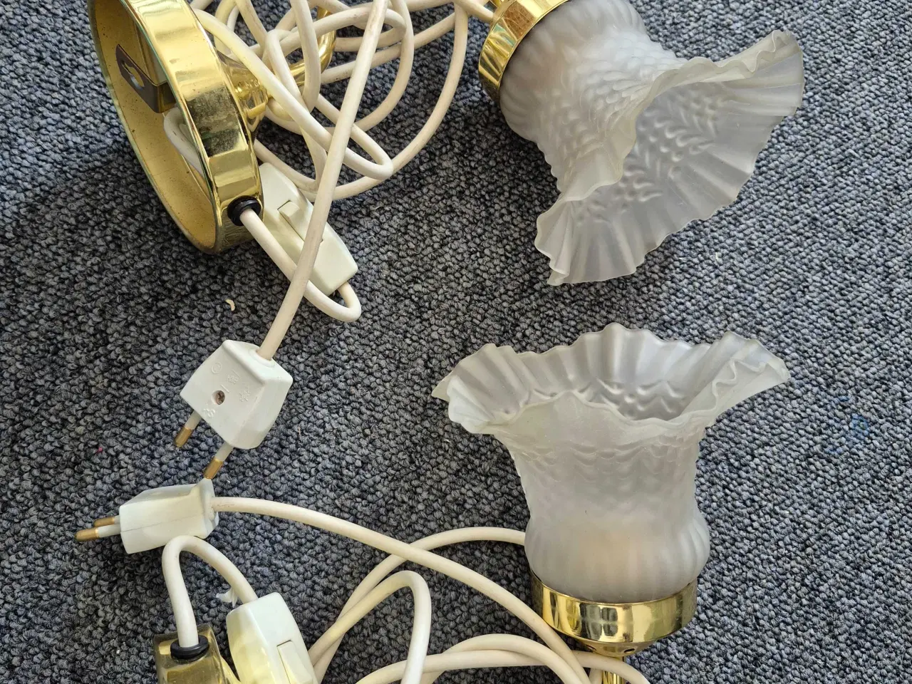 Billede 1 - 2 vintage lampetter
