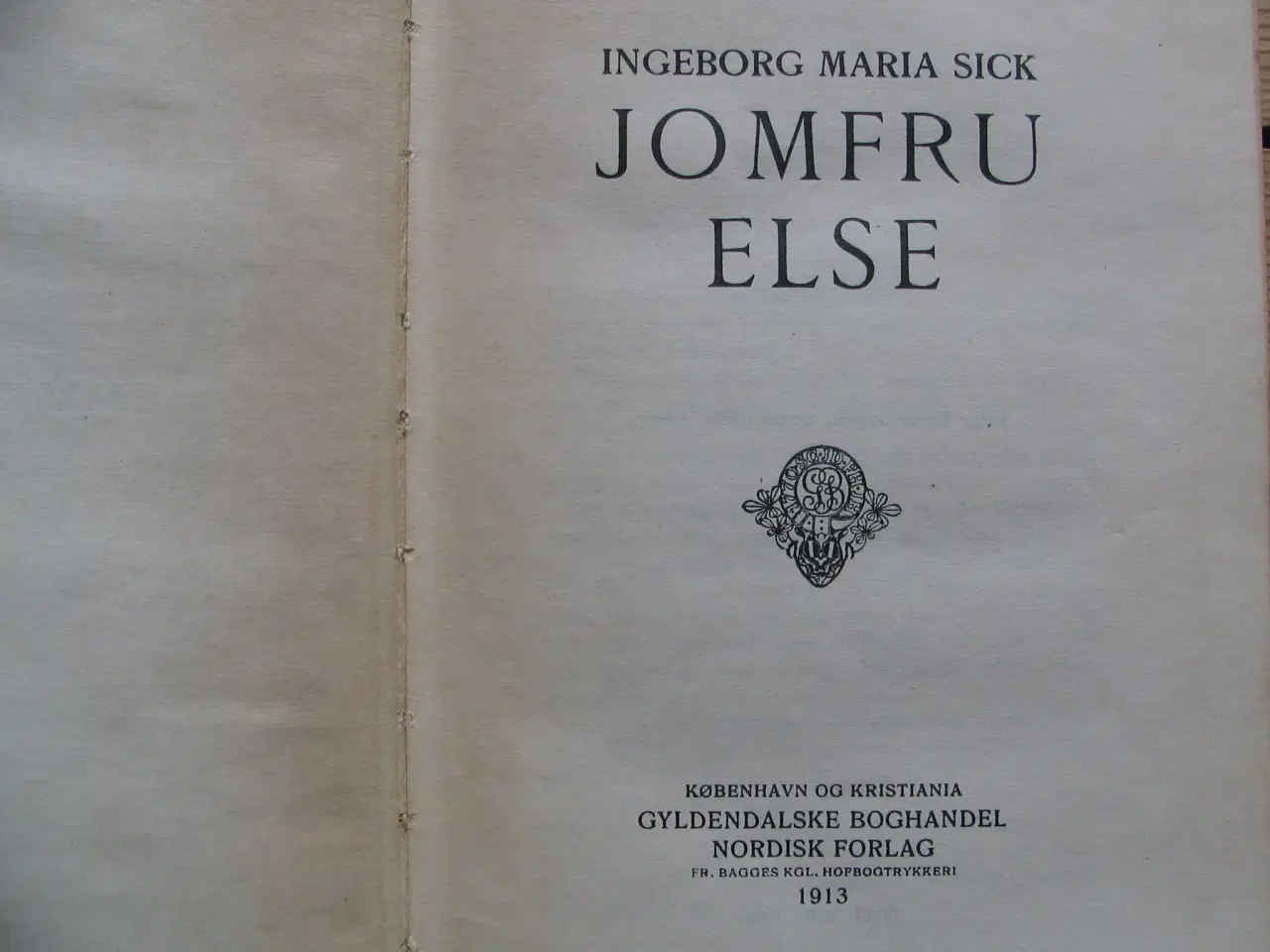 Billede 3 - Ingeborg Maria Sick. Jomfru Else, fra 1913