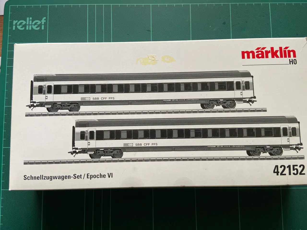 Billede 2 - Passagervogn sæt til Schweiz lokomotiv