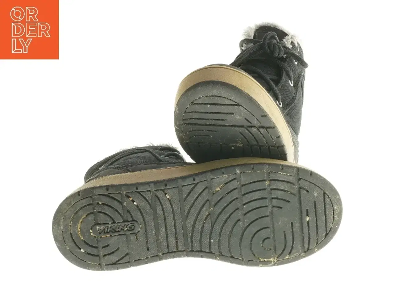 Billede 2 - Sort Gore-Tex vinterstøvler str. 34 fra Viking (str. 34 )