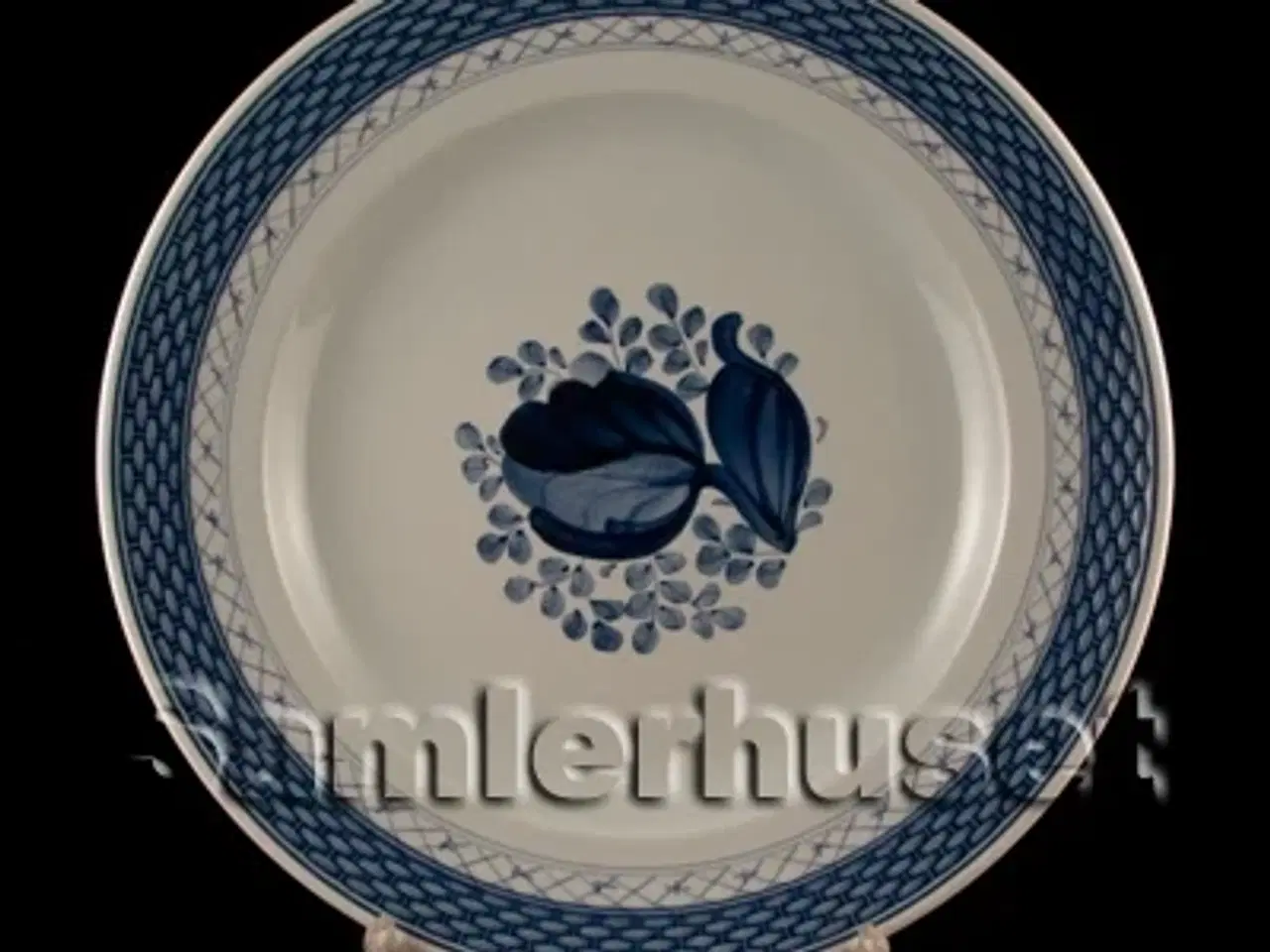 Billede 1 - Trankebar Tallerken Flad 17 cm. - R.C. 1842