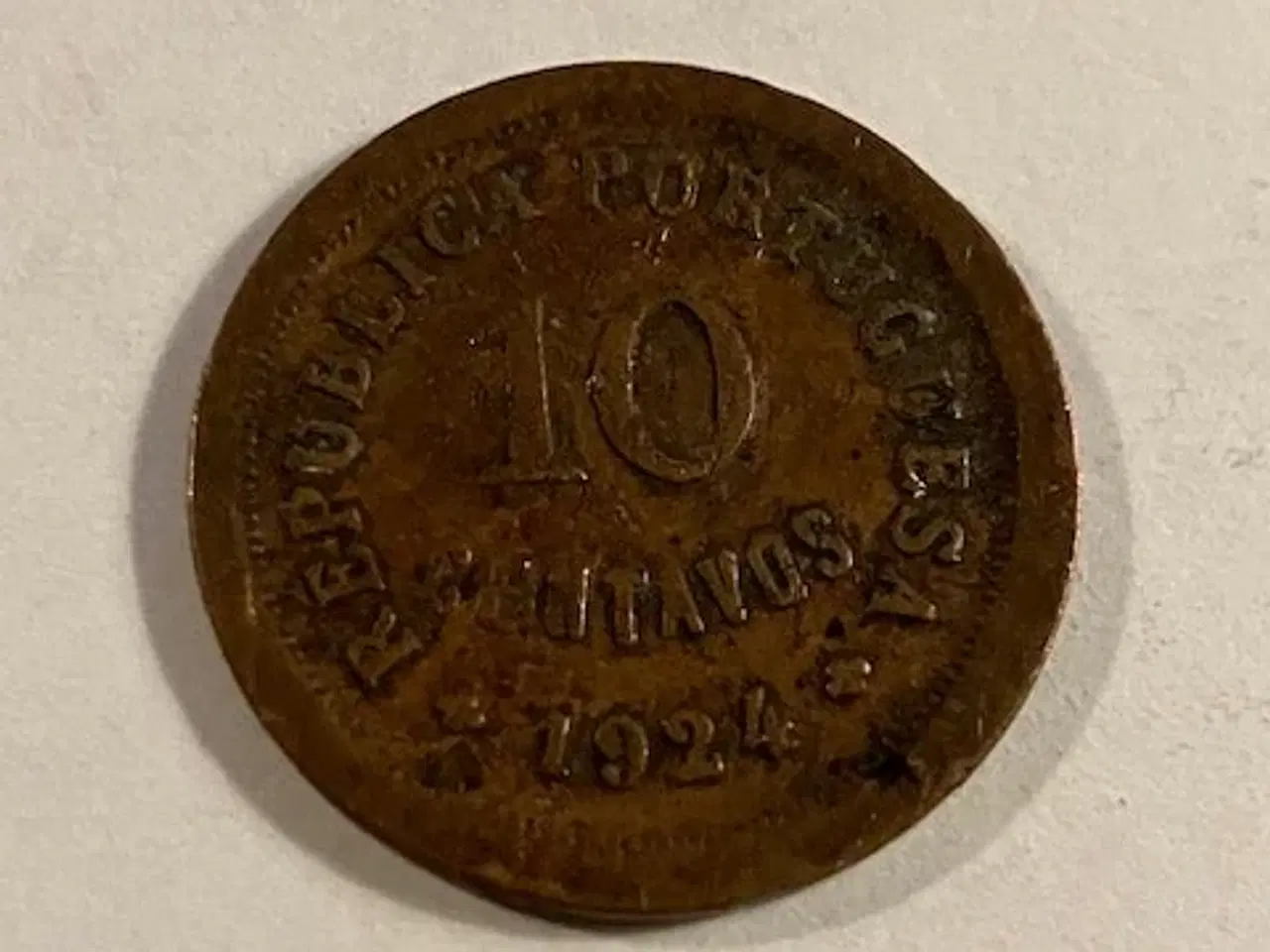 Billede 1 - 10 Centavos 1924 Portugal
