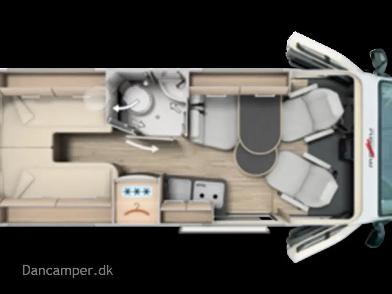 Billede 24 - 2019 - Carthago van 640 LE Chaming Carthago Charming, Luksusvan godt udstyret - Enkeltsengsmodel. 150Hk Automatgear - Solcelle - inverter mm.