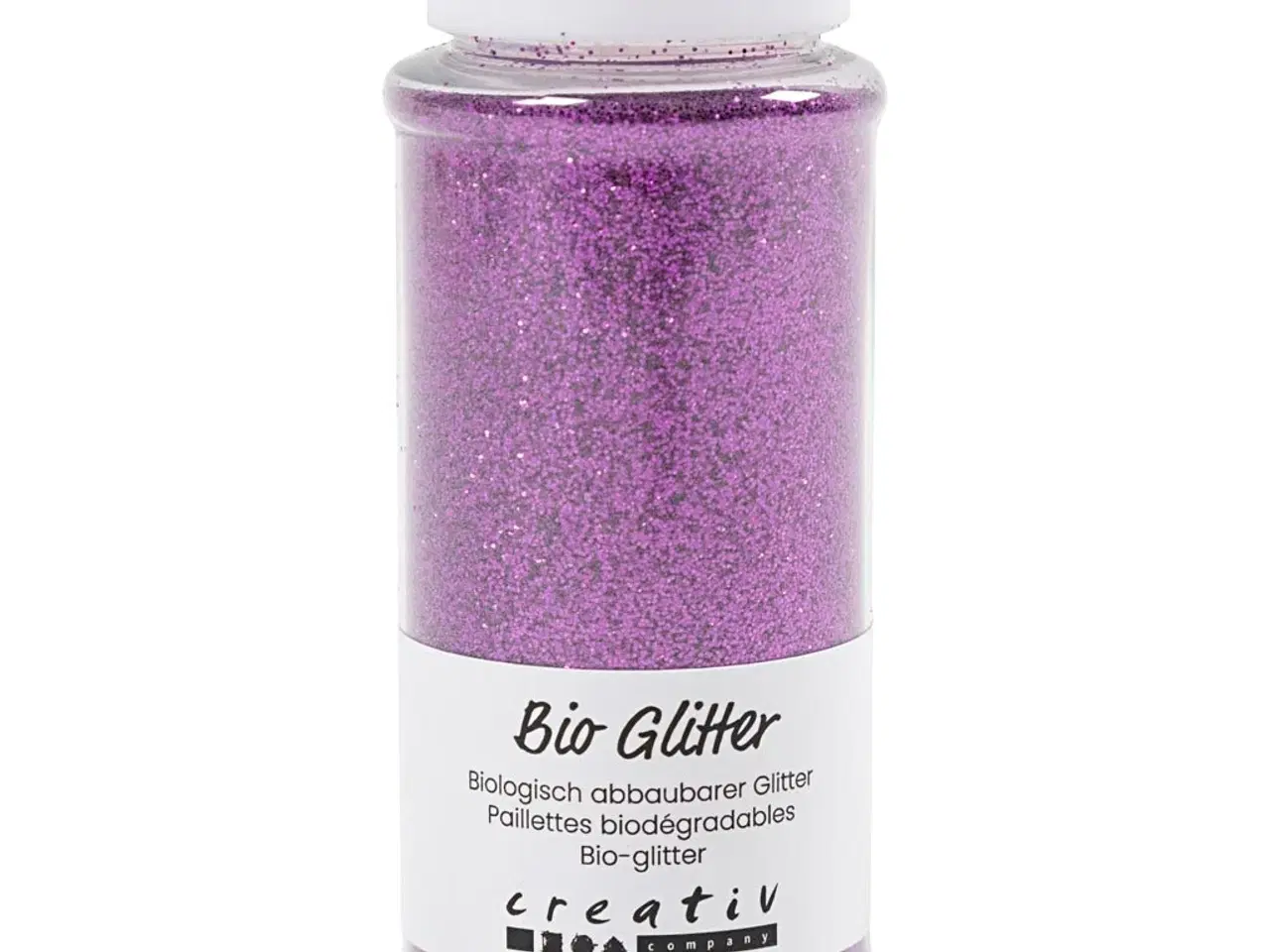 Billede 1 - Bio-glimmer, pink, 140ml/ 1 ds.