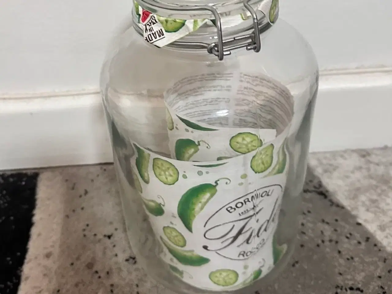 Billede 3 - Stort sylte-/opbevaringsglas – 4 liter 🌿