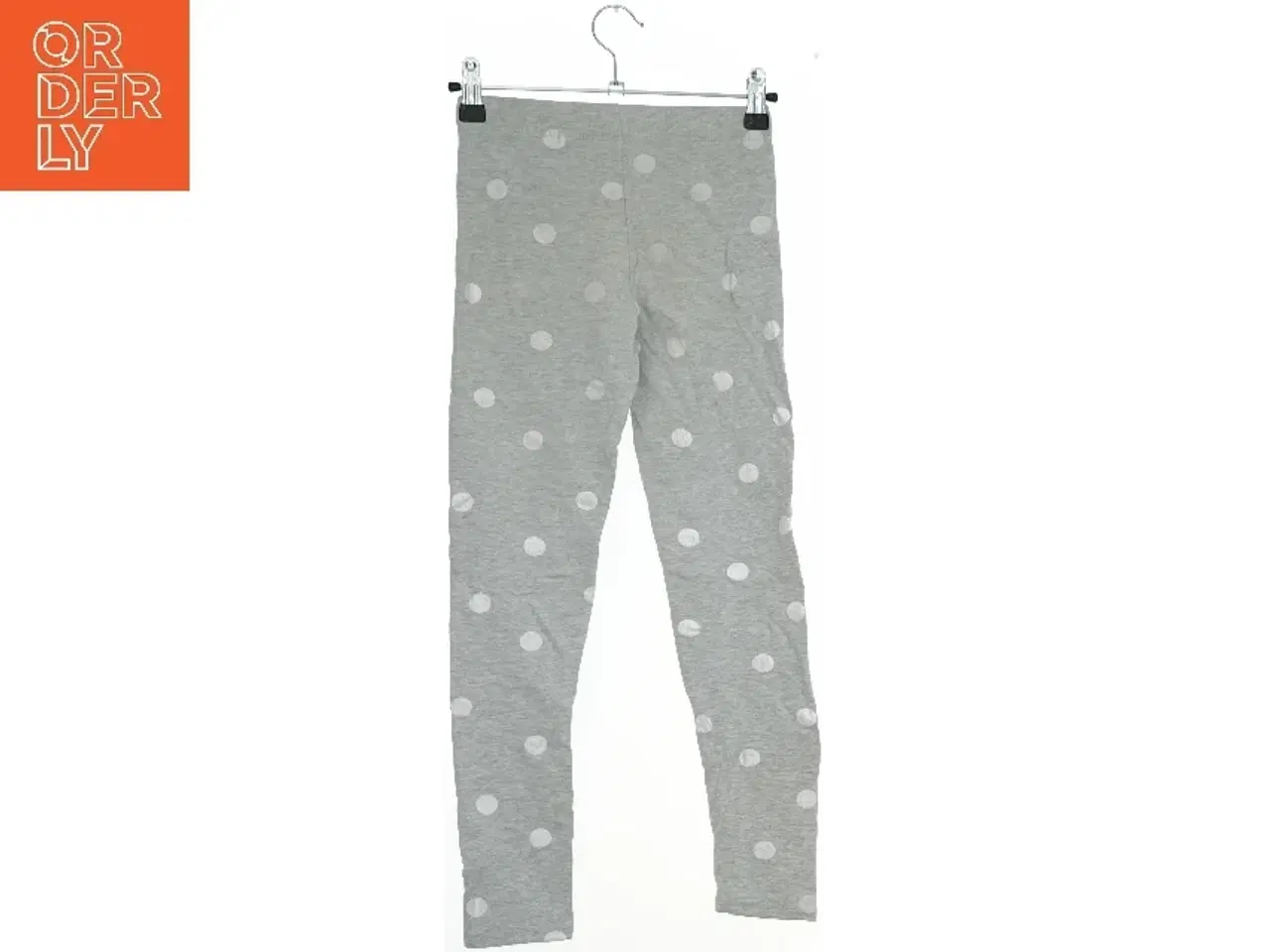 Billede 2 - Grå leggings med prikker fra H&M (str. 140)