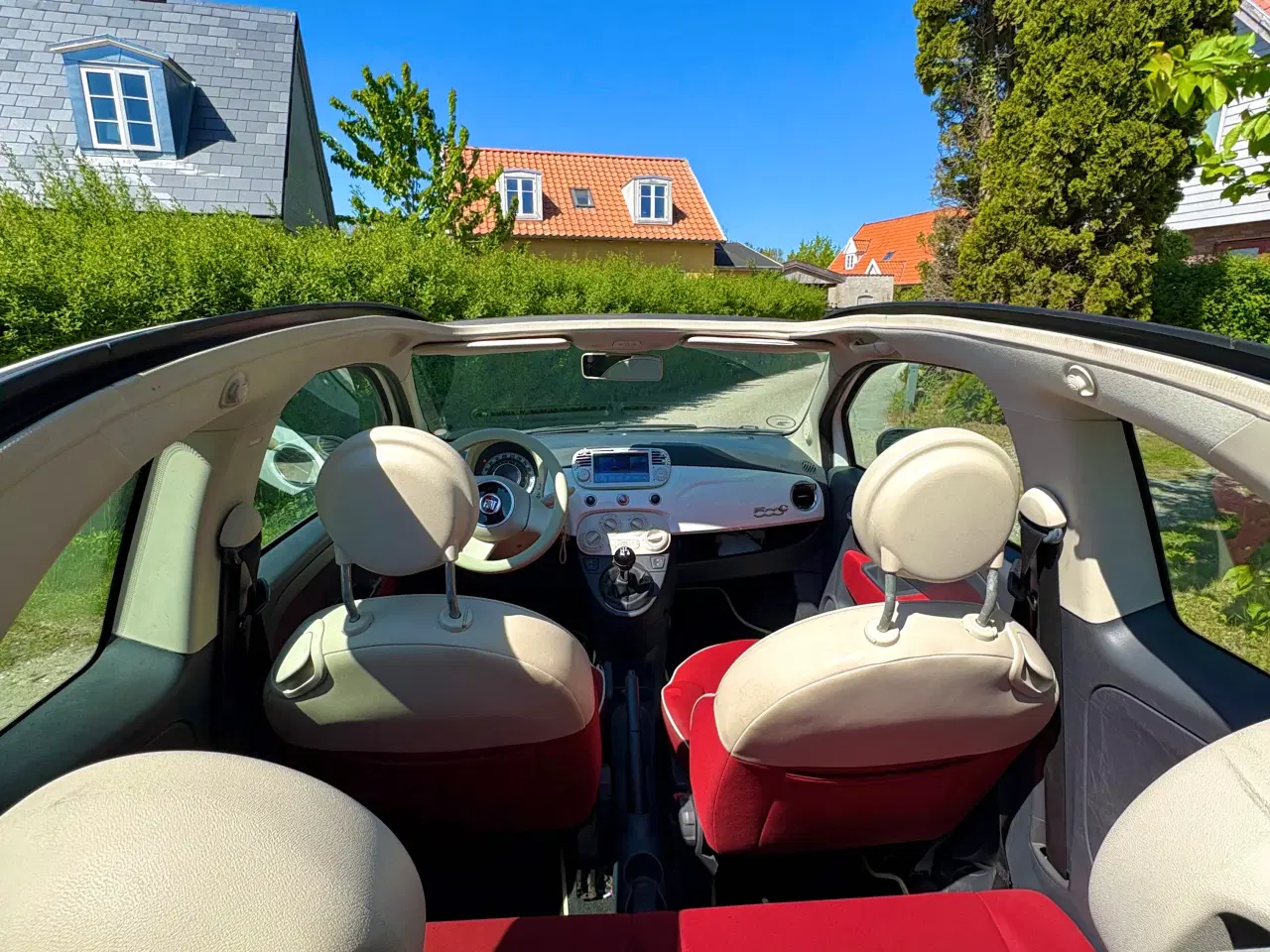 Billede 3 - Velholdt og charmerende Fiat 500 C med soltag – pe