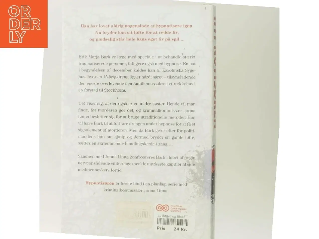 Billede 3 - Hypnotisøren af Lars Kepler (Bog)
