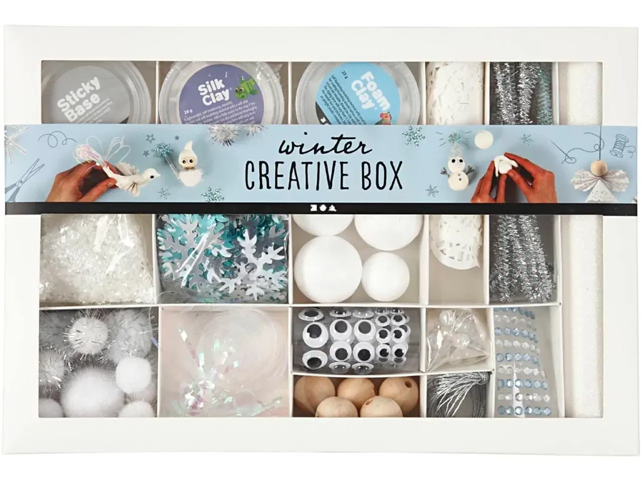 Billede 1 - DIY Mix Vinter - Kreativ Sæt til Børn